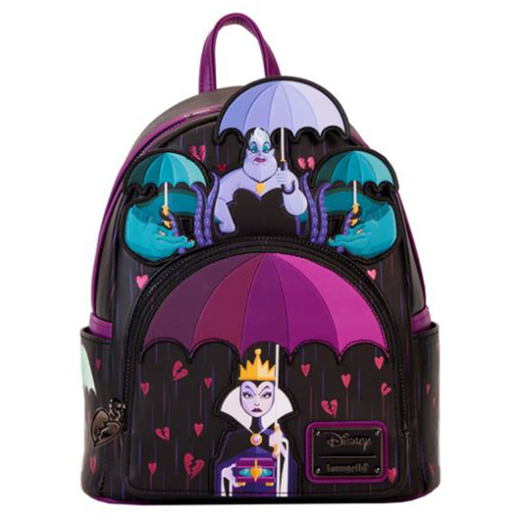 Loungefly Disney Villains Curse Your Hearts Mini Backpack