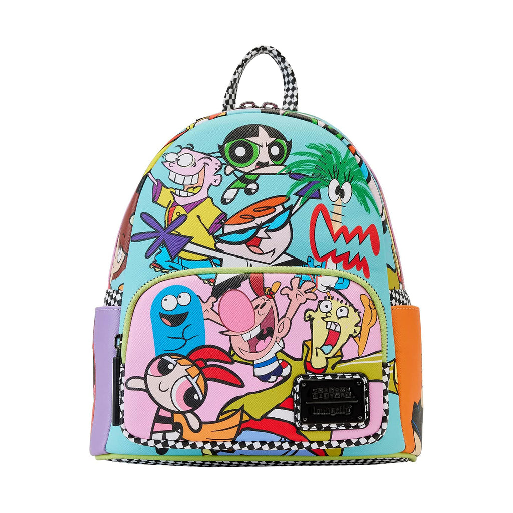 Loungefly Cartoon Network Retro Characters Collage Mini Backpack
