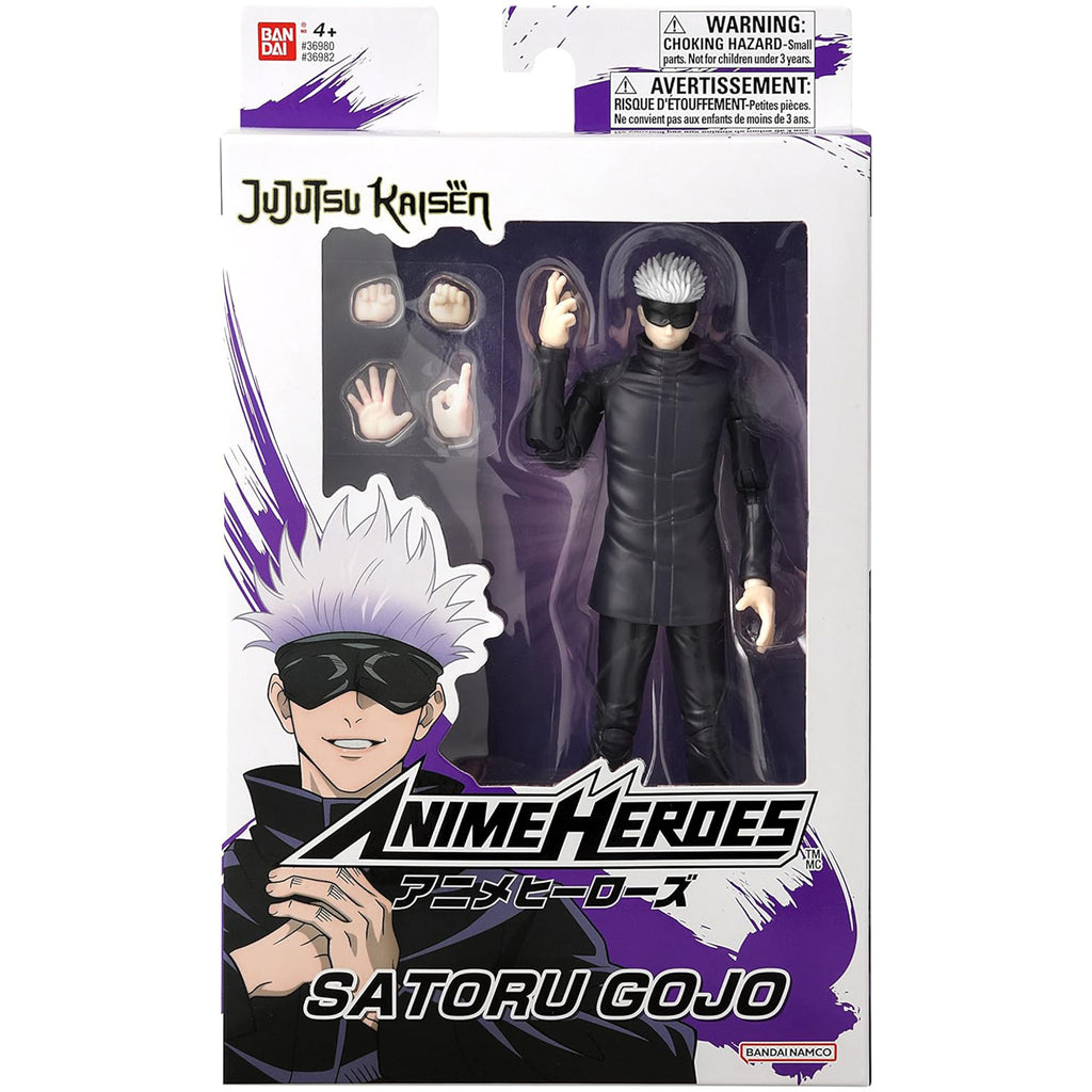 Bandai Jujutsu Kaisen Anime Heroes Satoru Gojo Action Figure