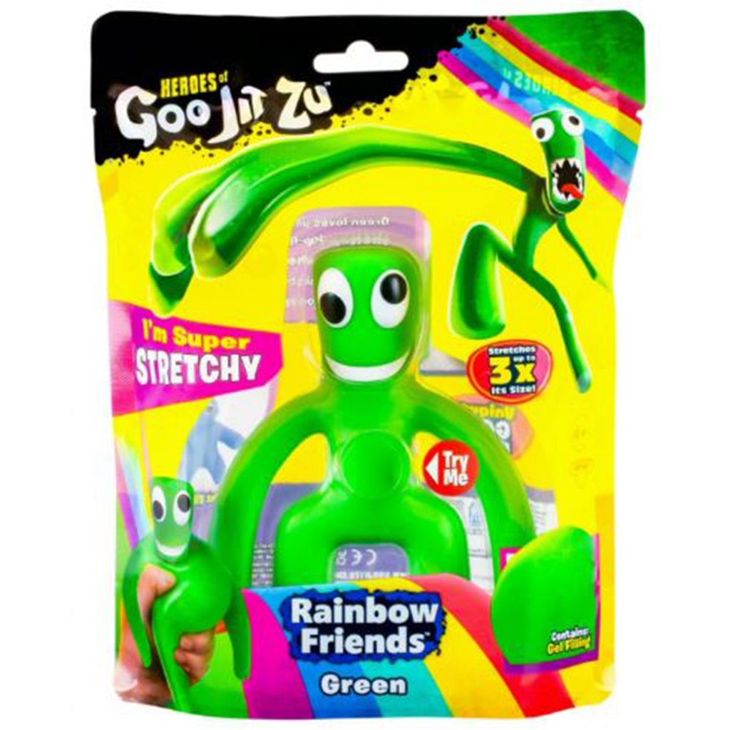 Goo Jit Zu Rainbow Friends Green Stretchy Figure - Radar Toys