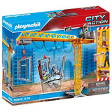Playmobil City Action RC Crane With Building Section Building Set 70441 - Radar Toys