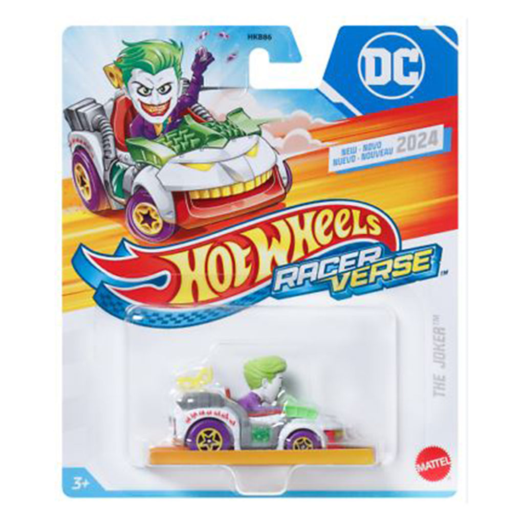 Mattel Hot Wheels Racer Verse DC The Joker Toy Vehicle