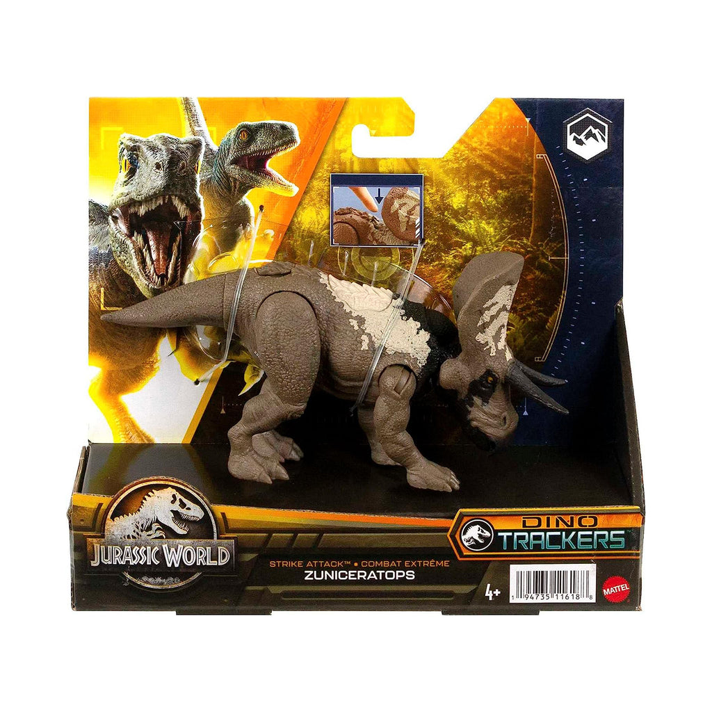 Jurassic World Strike Action Zuniceratops Figure