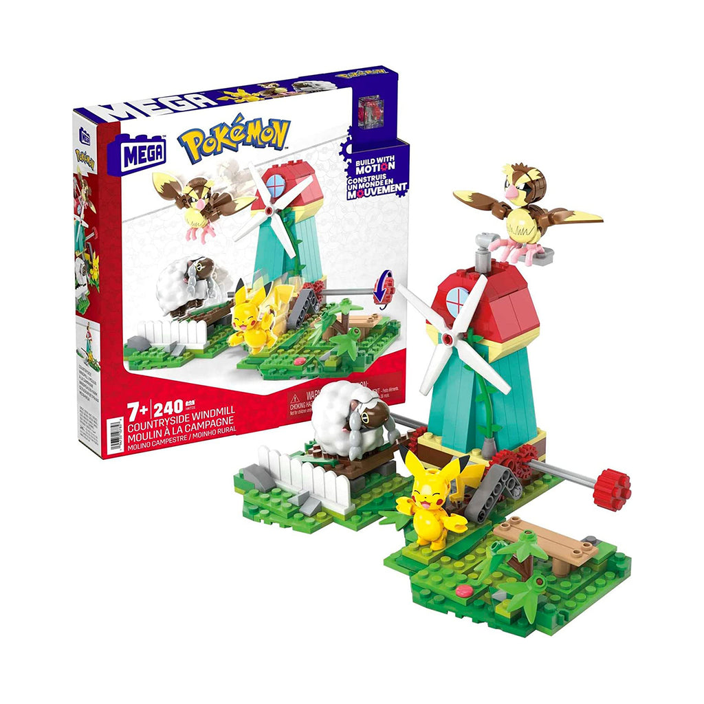 MEGA Pokemon Countryside Windmill Building Set - Radar Toys