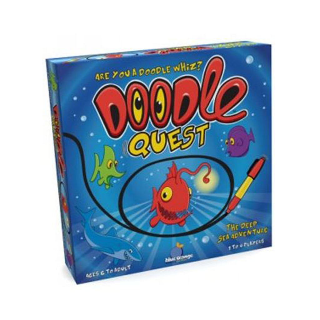 Blue Orange Doodle Quest Activity Game