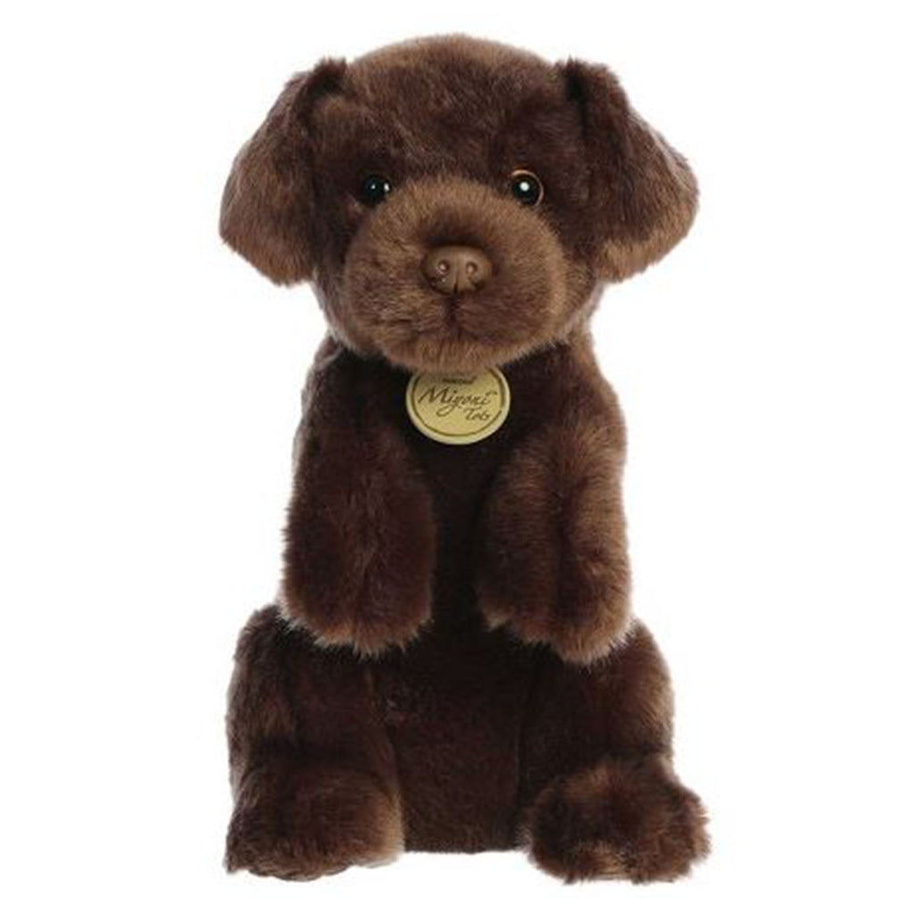 Aurora Miyoni Tots Sitting Pretty Chocolate Lab 11 Inch Plush Figure - Radar Toys