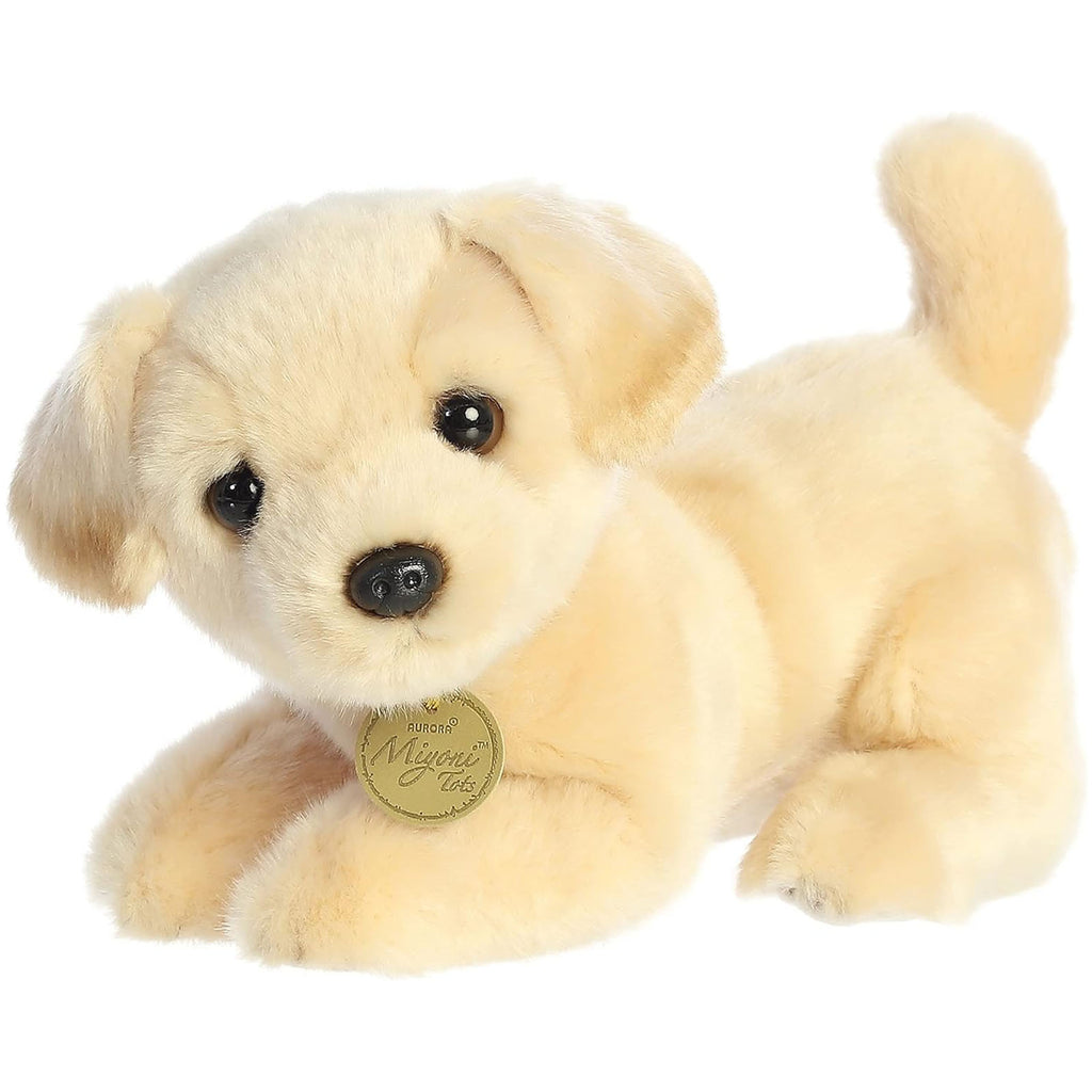 Aurora Miyoni Tots Yellow Lab Pup 9 Inch Plush Figure - Radar Toys
