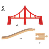 Brio World Double Suspension Bridge Set - Radar Toys