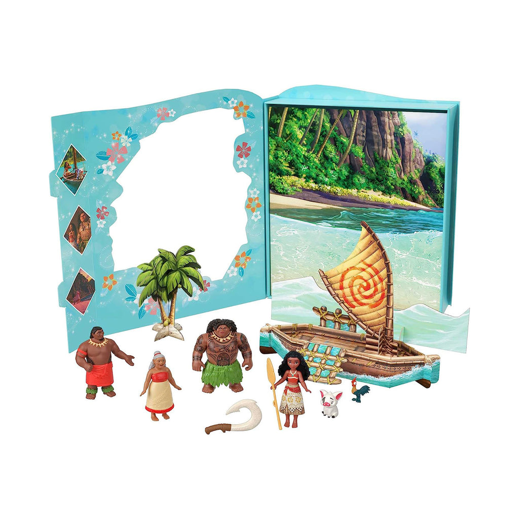 Mattel Disney Princess Moana Classic Storybook Figure Set - Radar Toys