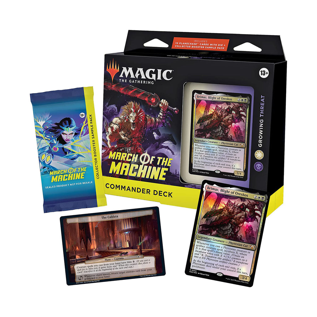 Magic The Gathering March Of The Machines Growing Threat Commander Deck - Radar Toys