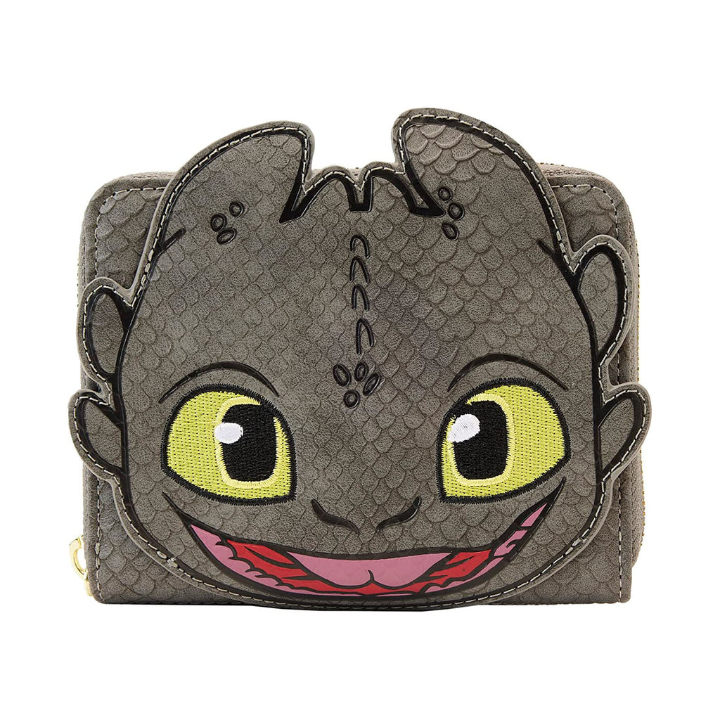 Loungefly DreamWorks How To Train Your Dragon Toothless Cosplay Zip Around Wallet