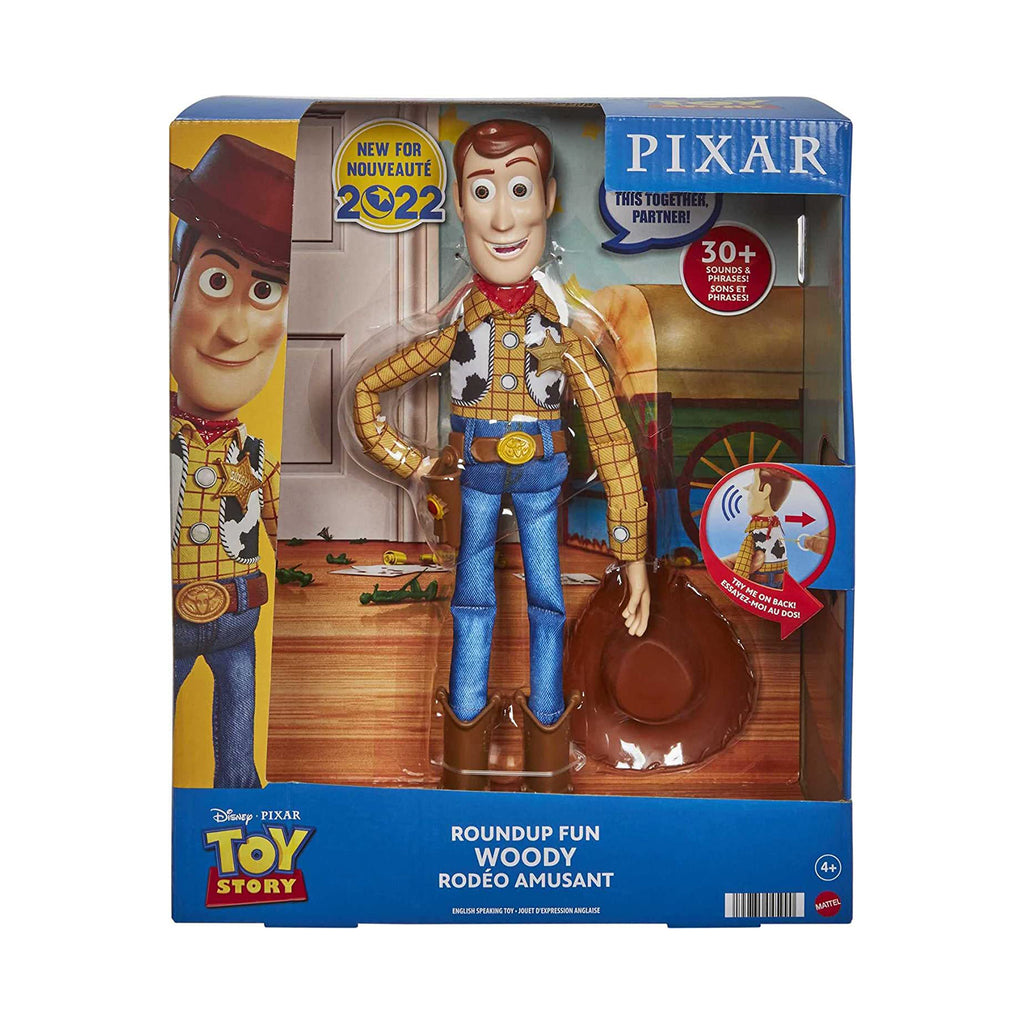 Mattel Pixar Toy Story Roundup Fun Woody 12 Inch Figure - Radar Toys