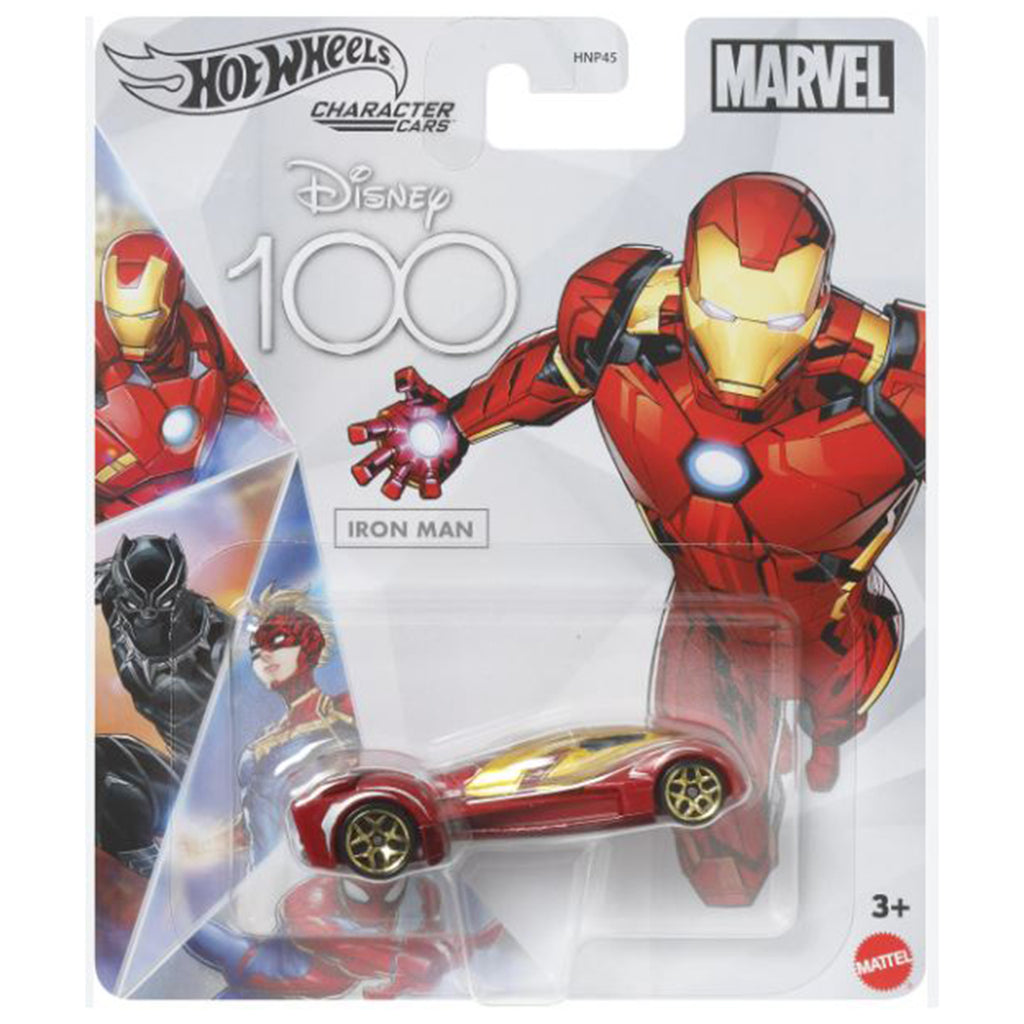 Mattel Hot Wheels Disney 100 Iron Man Character Car - Radar Toys