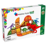 Magna-Tiles Dino World 40 Piece Magnetic Tile Building Set - Radar Toys