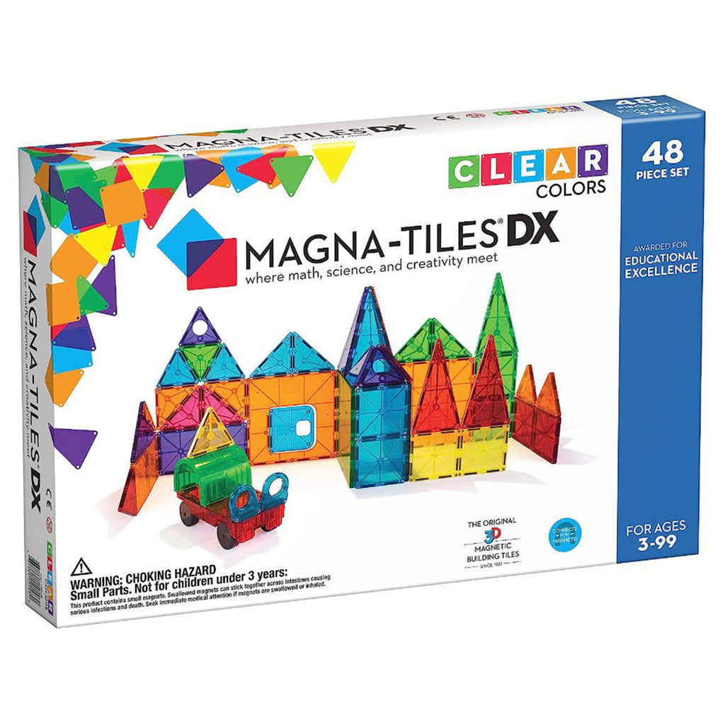 Magna-Tiles Deluxe 48 Piece Magnetic Tile Building Set