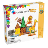 Magna-Tiles Safari Animals 25 Piece Magnetic Tile Building Set - Radar Toys