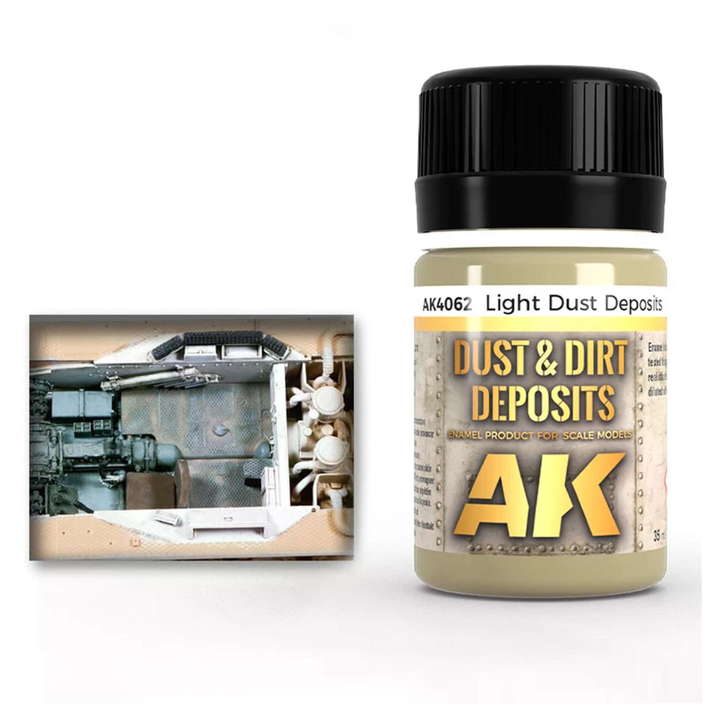 AK Enamel Dust & Dirt Deposits Light Dust Deposit 35mL