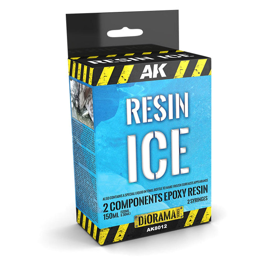 AK Interactive Resin Ice 2-Componets Epoxy Resin 150mL - Radar Toys