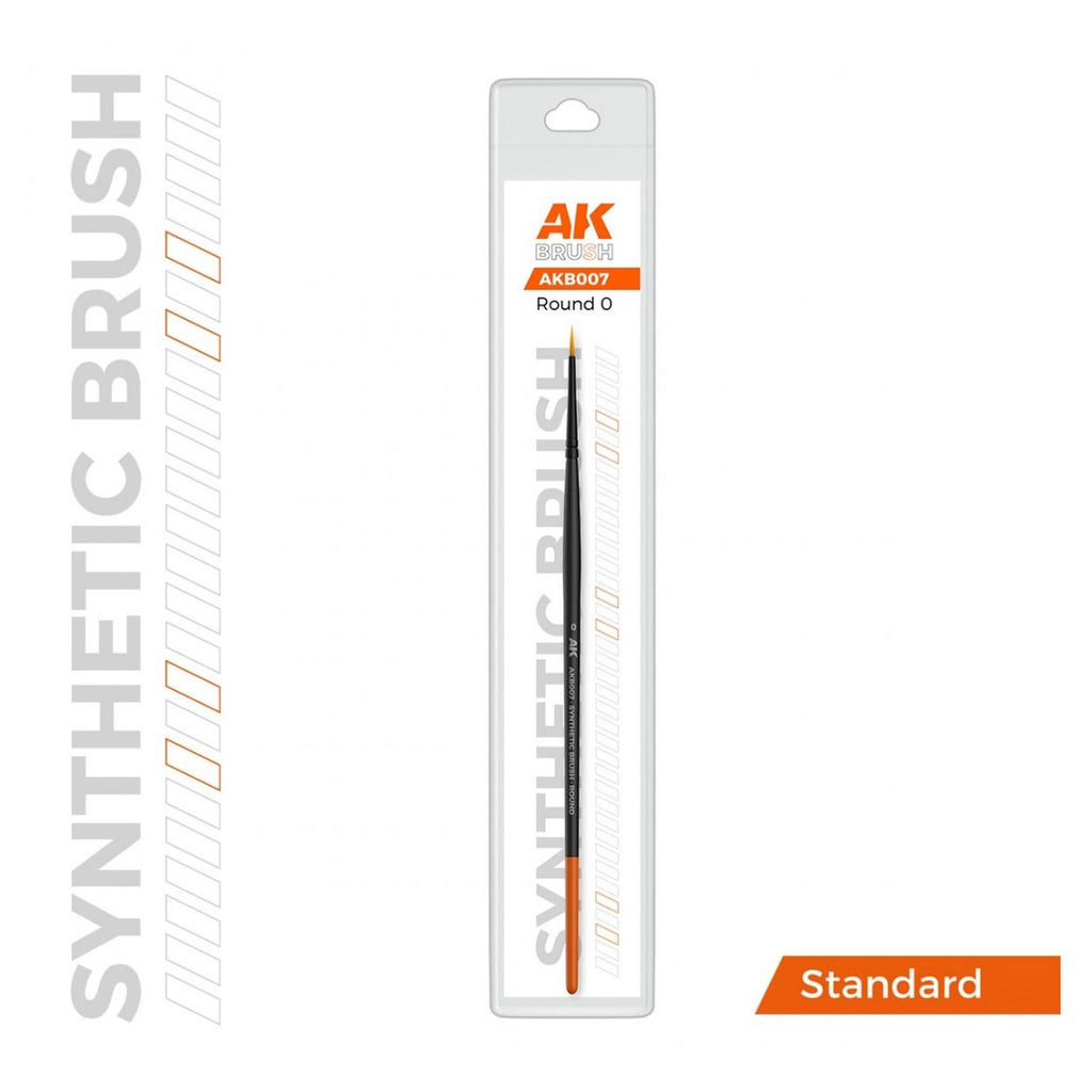 AK Interactive Synthetic Round Brush 0 AKB007
