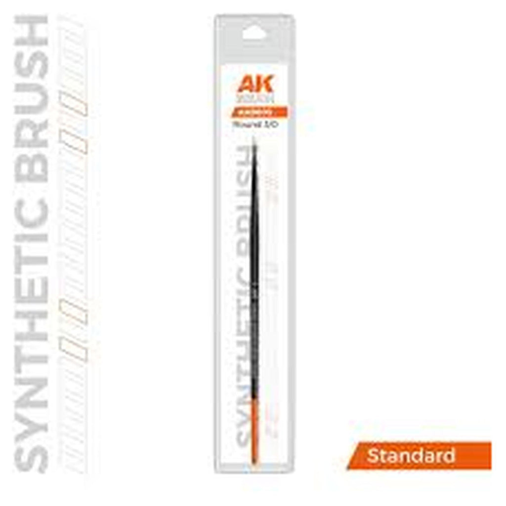 AK Interactive Synthetic Round Brush 3/0 AKB005