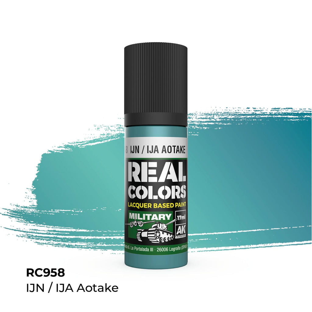 AK Real Colors IJN/IJA Aotake Lacquer Paint 17mL
