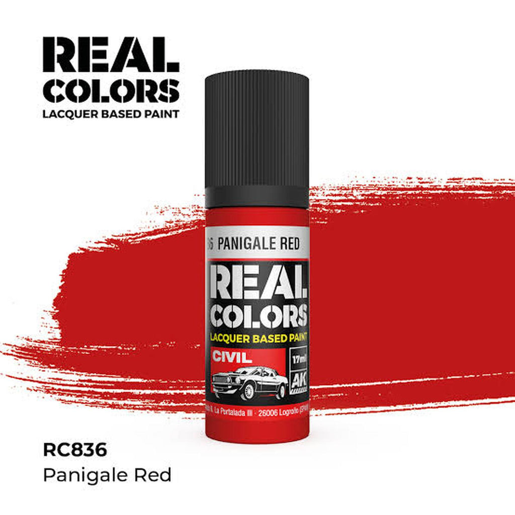 AK Real Colors Panigale Red Lacquer Paint 17mL