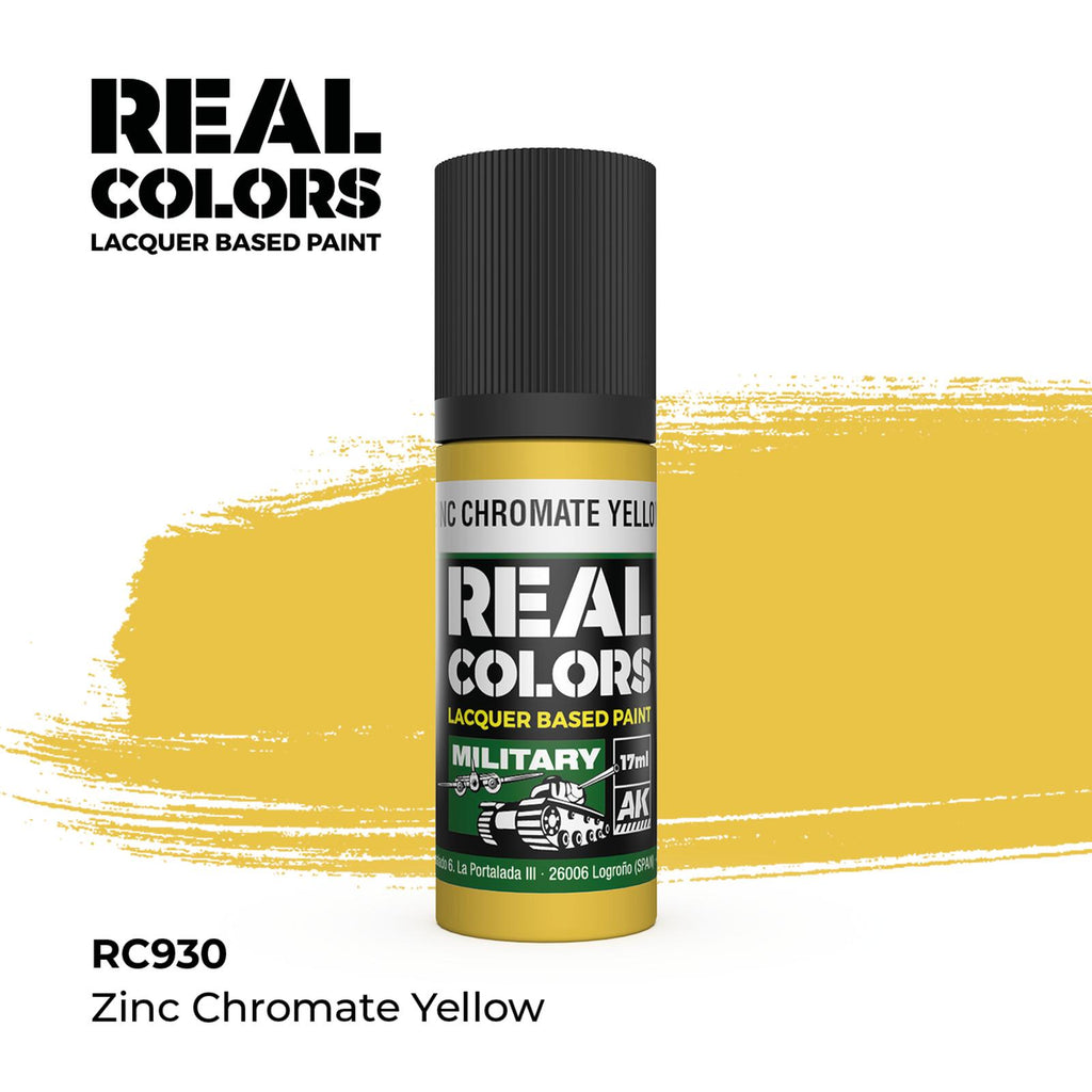 AK Real Colors Zinc Chromate Yellow Lacquer Paint 17mL