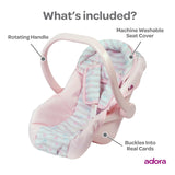 Adora Pastell Classic Doll Car Seat Carrier - Radar Toys