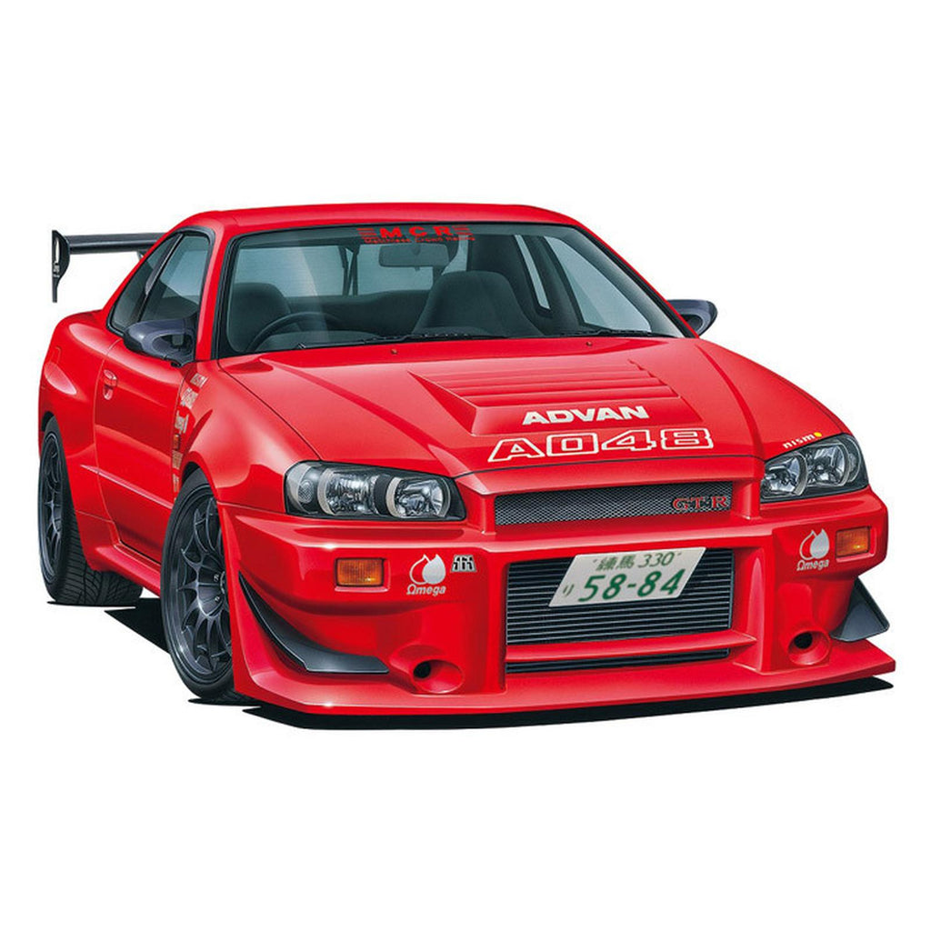 Aoshima Nissan Skyline GT-R 2002 Plastic Vehicle Model Kit