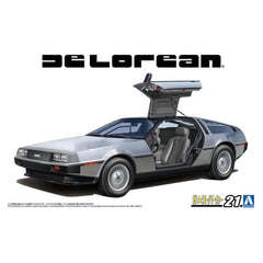 Aoshima Super Car 1982 Delorean Plastic Vehicle Model Kit