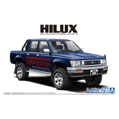 Aoshima Toyota Hilux Pick Up Double Cab 1994 24th Scale Plastic Vehicle Model Kit