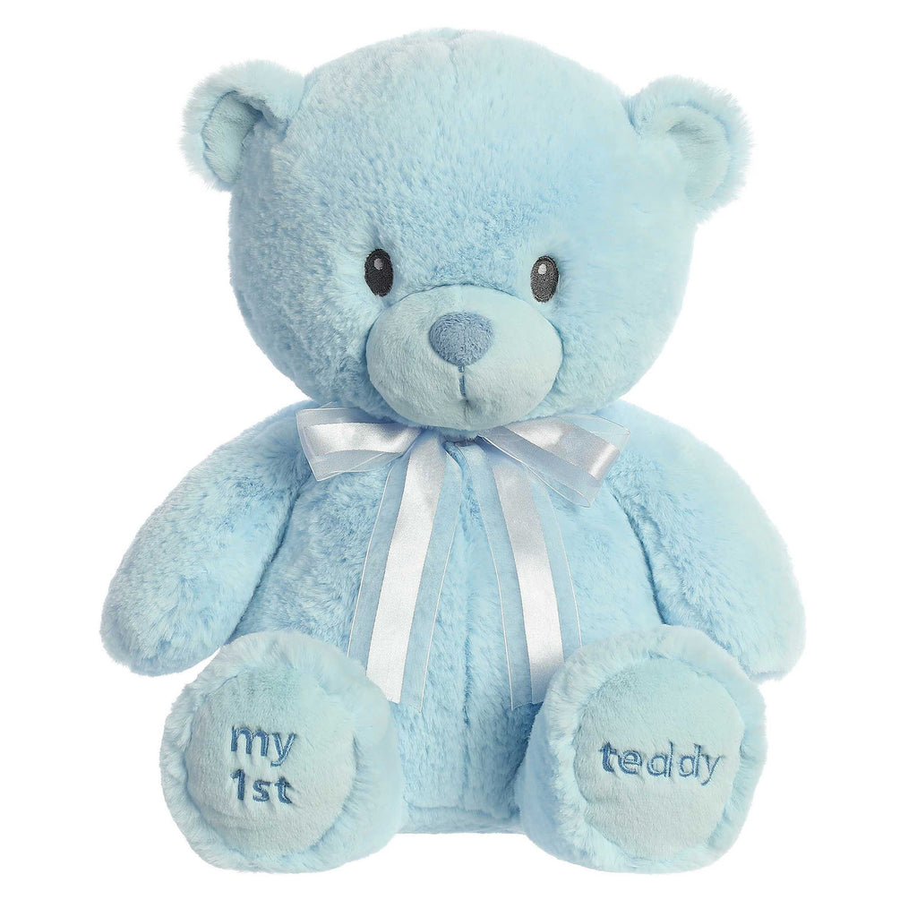 Aurora Ebba My First Teddy Bear Blue 18 Inch Plush Figure - Radar Toys