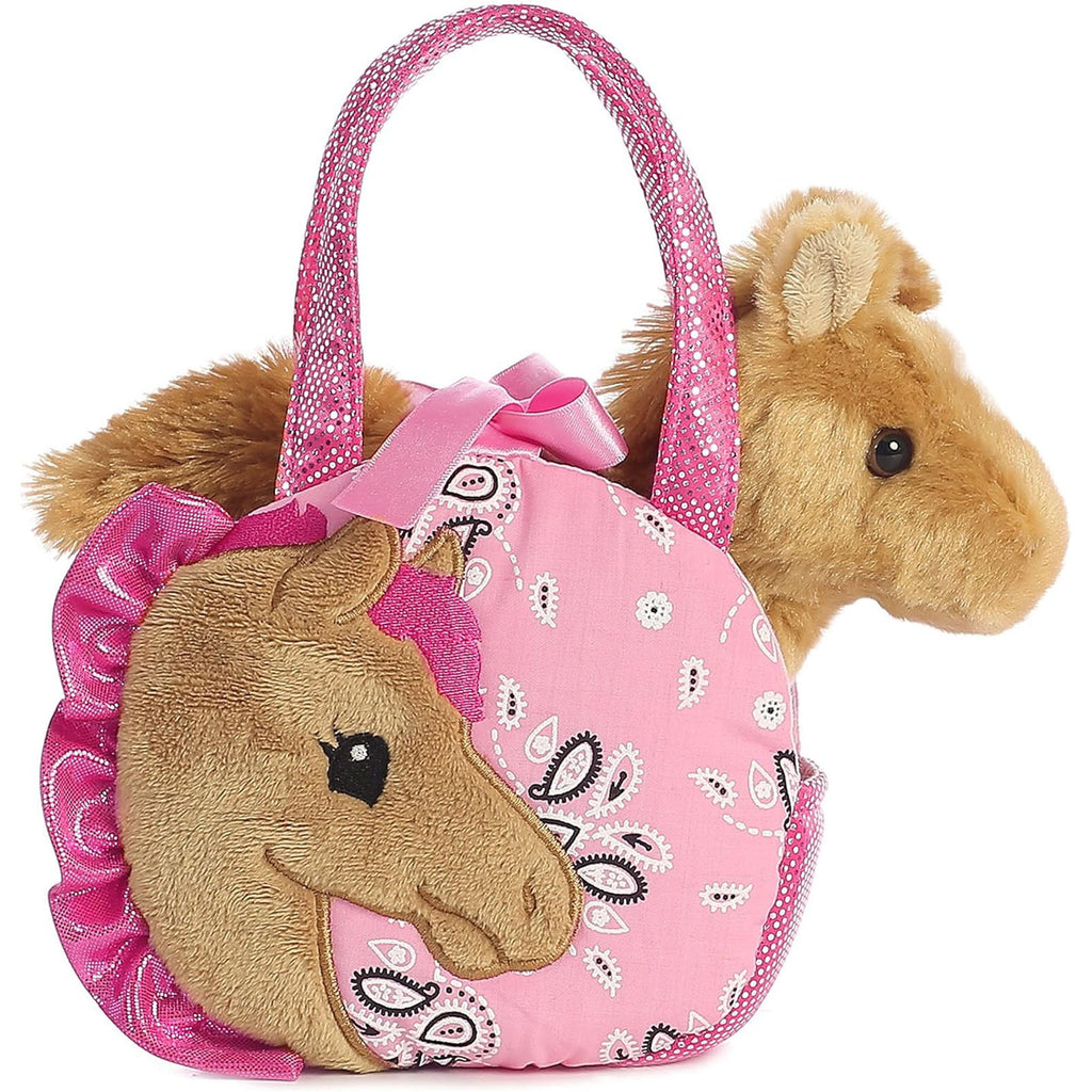 Aurora Fancy Pals Pretty Pony 5.5 Inch Plush Bag Figure - Radar Toys