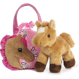 Aurora Fancy Pals Pretty Pony 5.5 Inch Plush Bag Figure - Radar Toys