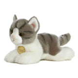 Aurora Miyoni Grey Tabby Cat 8 Inch Plush Figure - Radar Toys