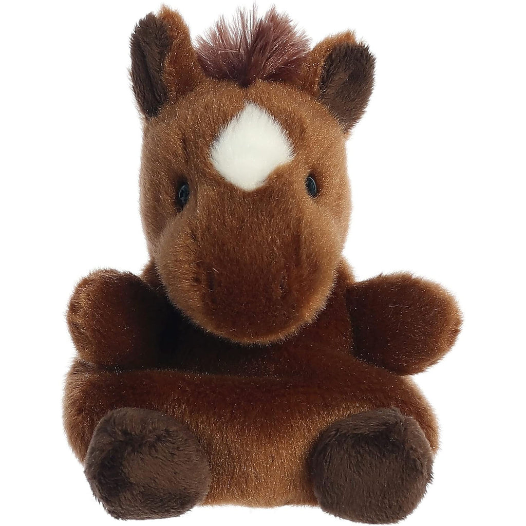 Aurora Palm Pals Truffle Brown Horse 5 Inch Plush Figure