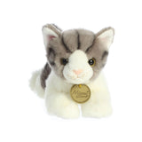 Aurora Miyoni Grey Tabby Cat 8 Inch Plush Figure - Radar Toys