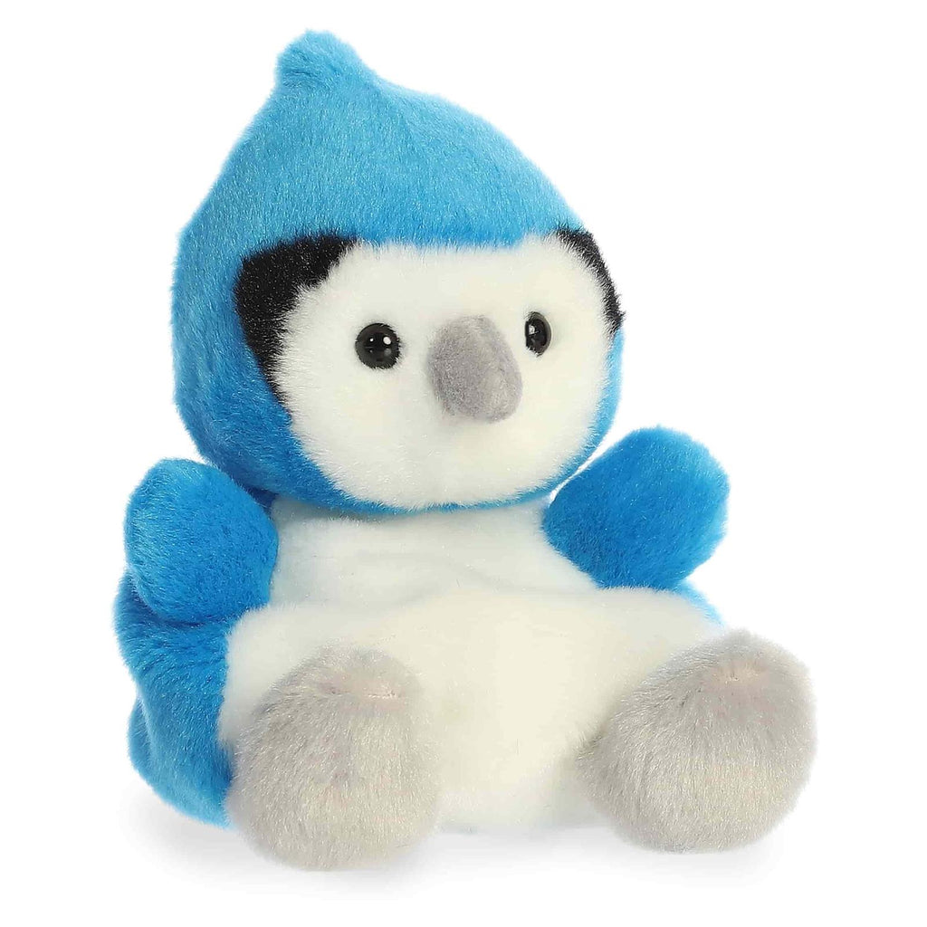 Aurora Palm Pals Chatters Blue Jay 5 Inch Plush Figure - Radar Toys