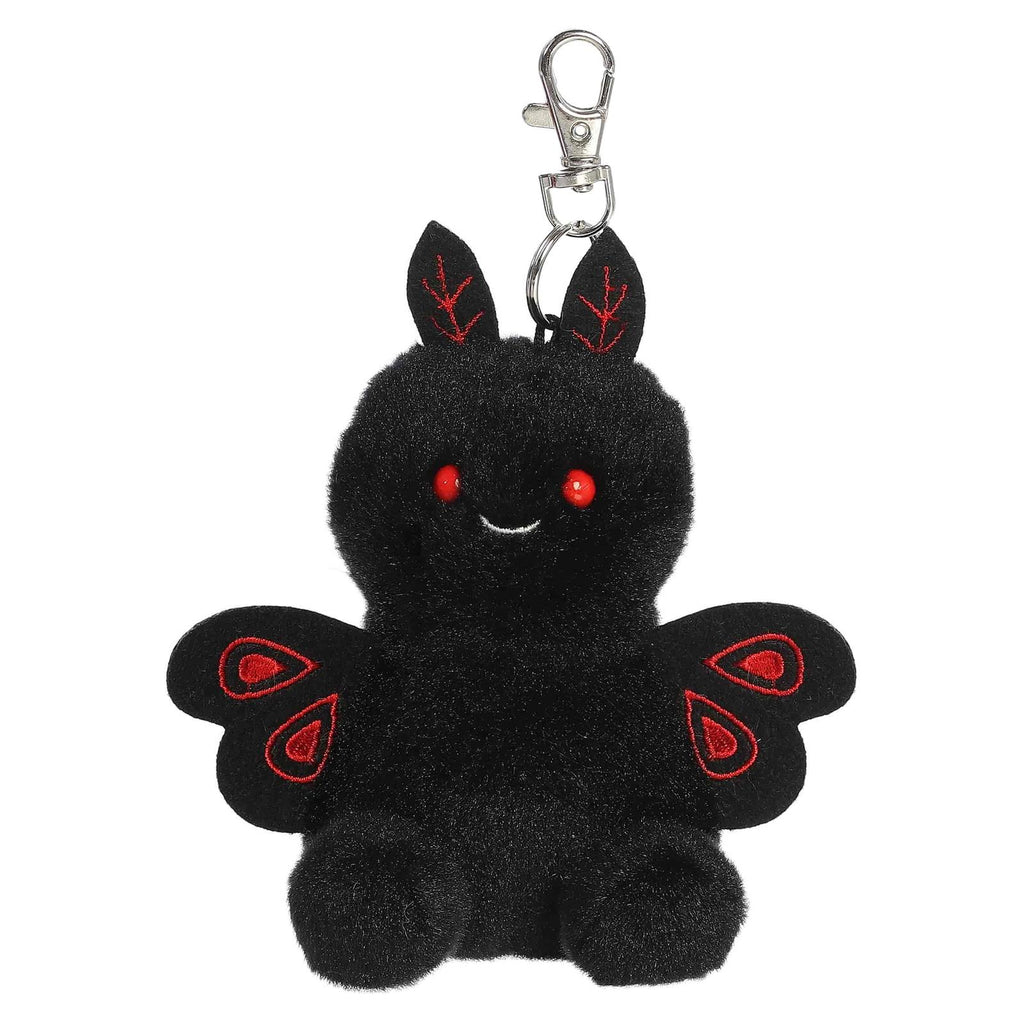 Aurora Palm Pals Mortimer Mothman 4 Inch Plush Figure Clip On