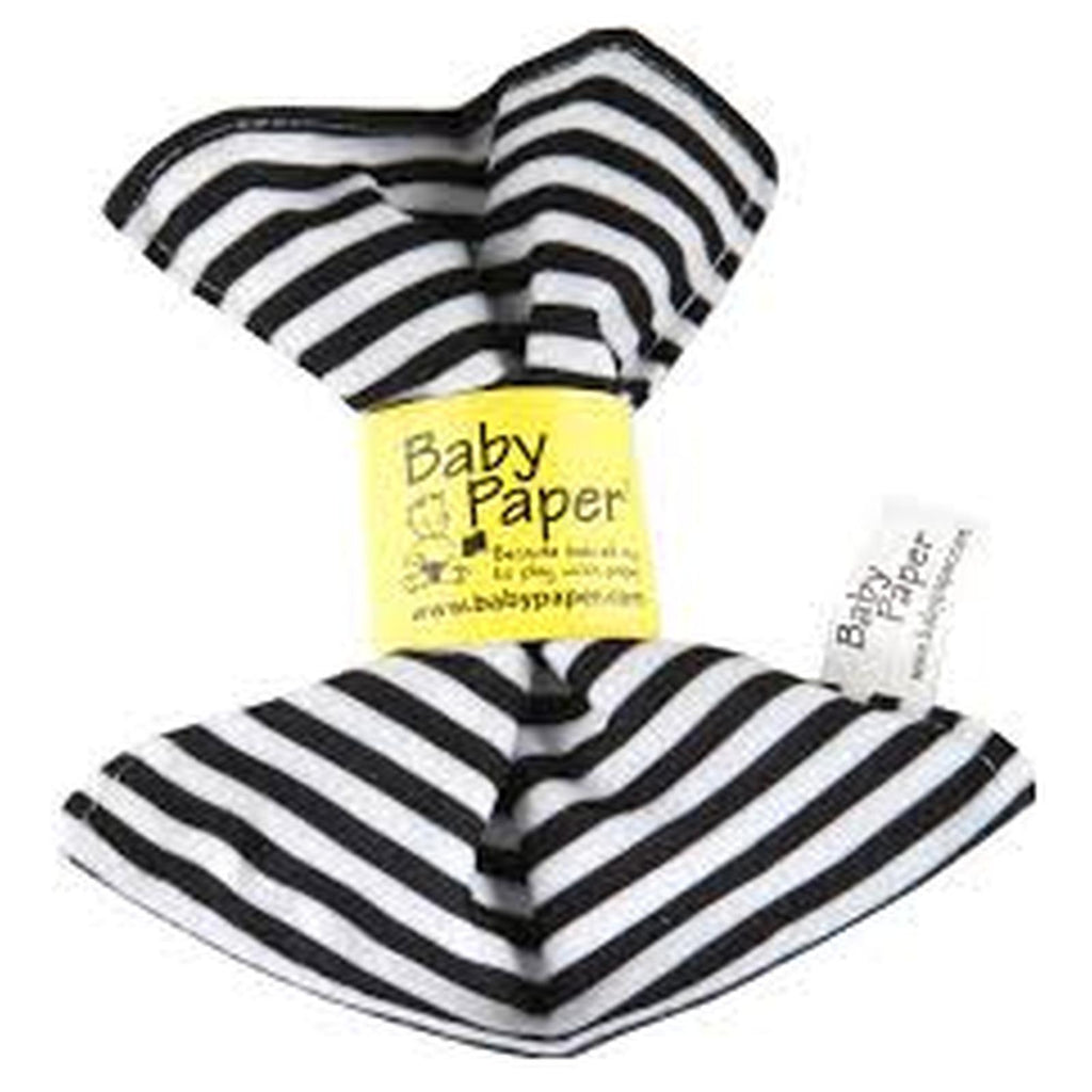 Baby Paper Black And White Stripes