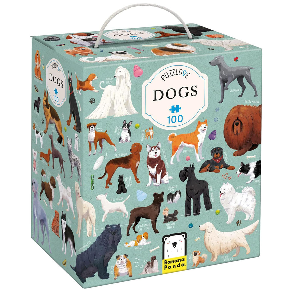 Banana Panda Puzzlove Dogs 100 Piece Jigsaw Puzzle