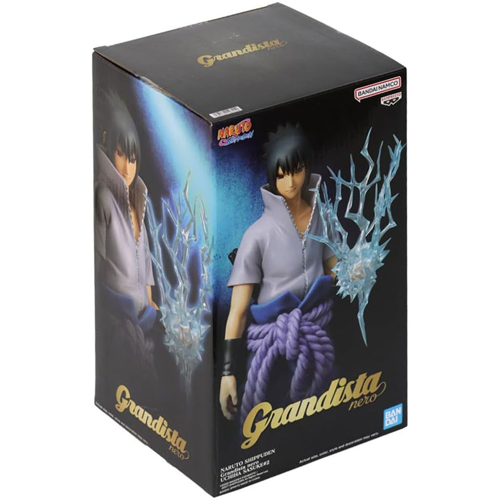Bandai Naruto Shippuden Grandista Nero Uchiha Sasuke Number 2 Figure