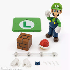 Bandai Super Mario SHFiguarts Luigi Action Figure