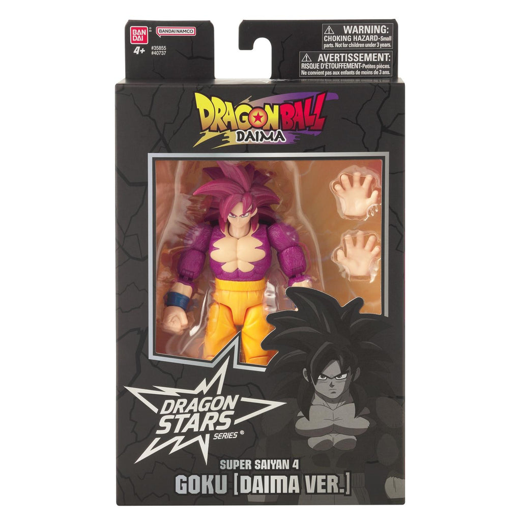 Bandai Dragon Ball Daima Dragon Stars Series Super Saiyan Four Goku Figure - Radar Toys