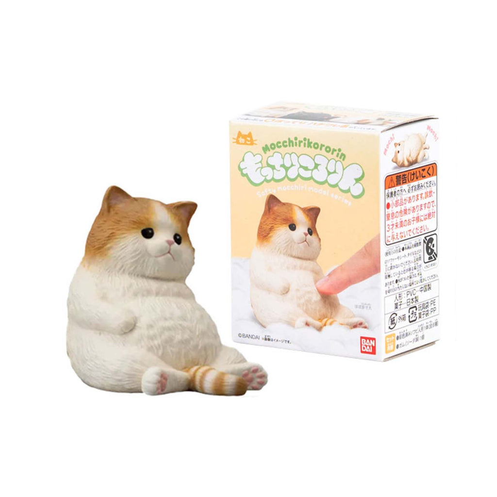 Bandai Mocchiri Kororin Cats Calico Sitting Single Blind Box