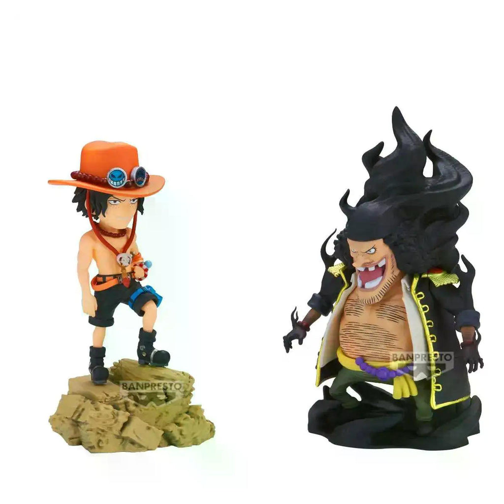 Bandai One Piece WCF Log Stories Portgas D Ace Verses Marshall D Teach Figure - Radar Toys
