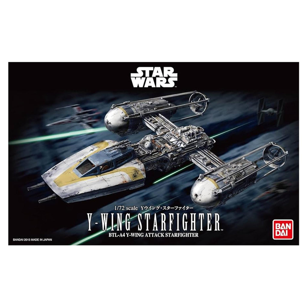 Bandai Star Wars Y-Wing Starfighter 72nd Scale Model Kit