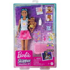 Barbie Skipper Babysitters Inc Friend Doll With Baby Doll And Accessories - Radar Toys