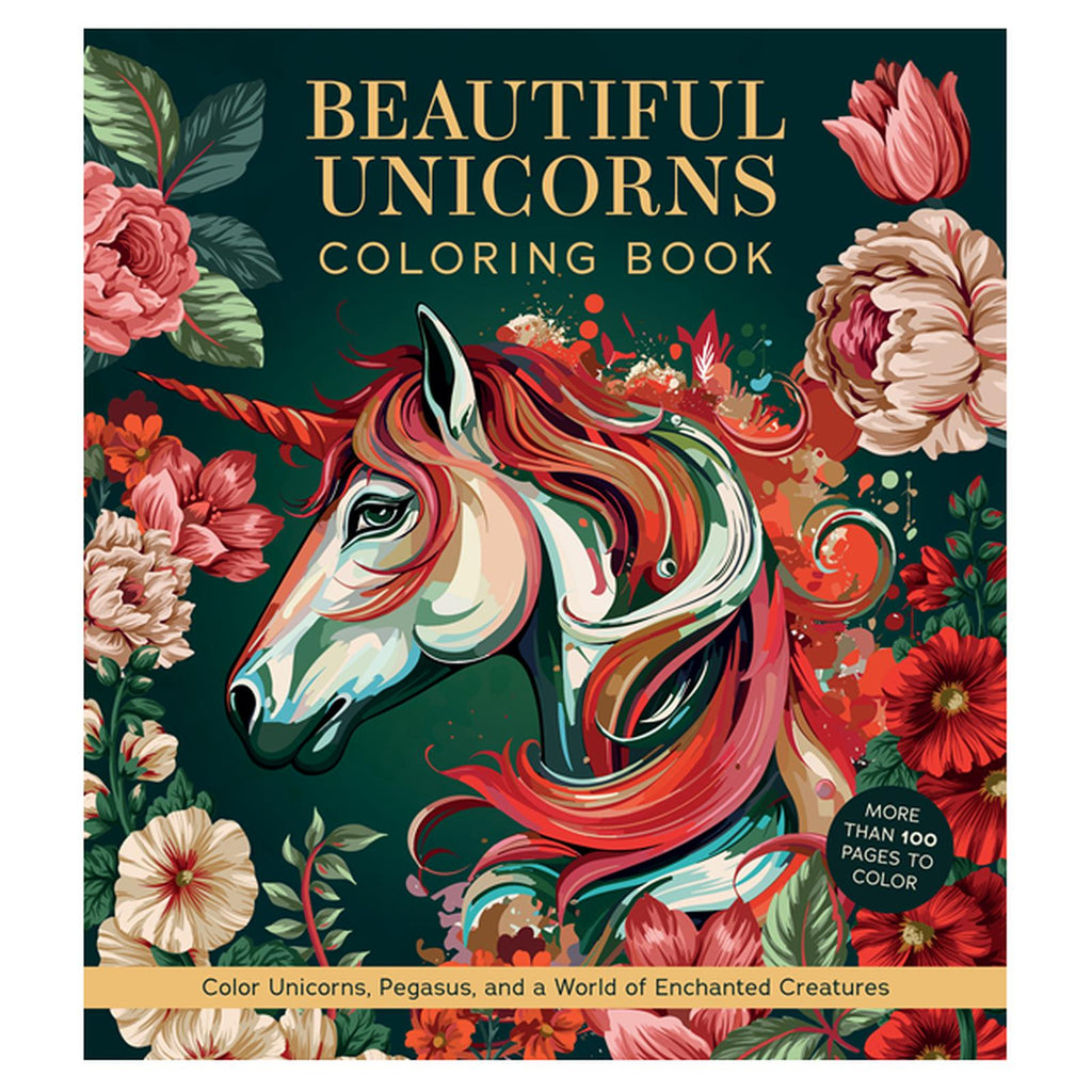 Beautiful Unicorns Coloring Book