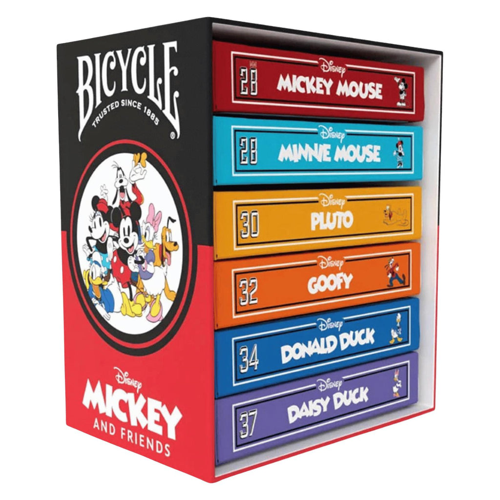 Bicycle Disney Mickey Mouse Playing Cards 6 Deck Set